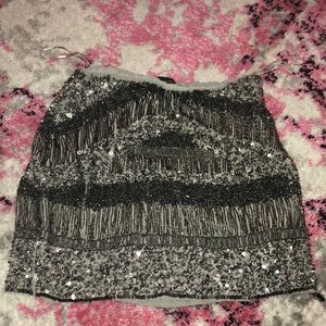 Zara Beaded Miniskirt